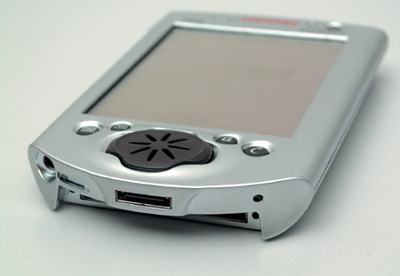 A sample monochrome handheld Compaq iPAQ