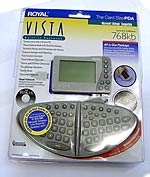 At first glance: Card-size PDA Royal Vista