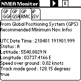 NMEA-Monitor: , etc
