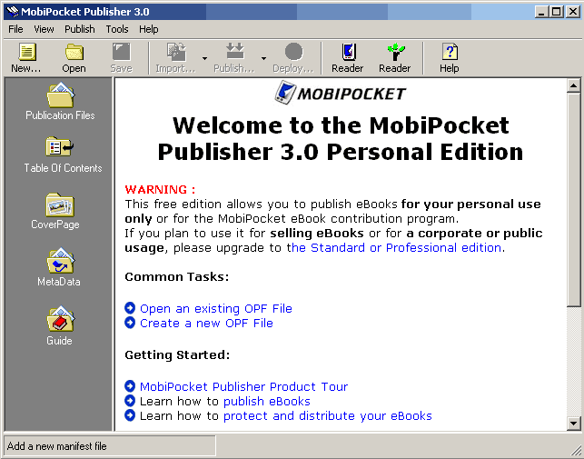 ����� ������ ����� ��� MobiBook