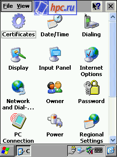 DOT 320 - the first PDA on Windows CE. NET. Part Two