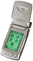 Pocket PC Phone Edition 2002: a white car black