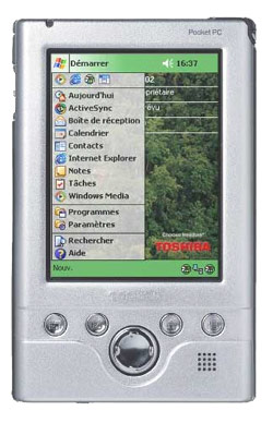 Toshiba e310: slim PDA economy class on the Pocket PC 2002
