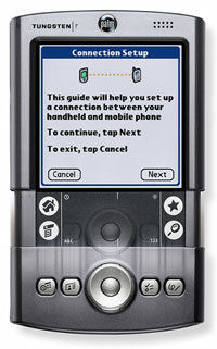 Palm Tungsten T - the first model of Palm OS 5 on Palm