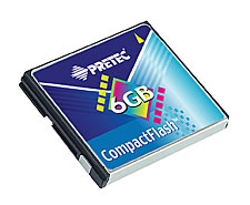 Pretec company and its products: unique flash card 2-in-1, MPEG4-camera, GSM / GPRS module for PDAs, etc