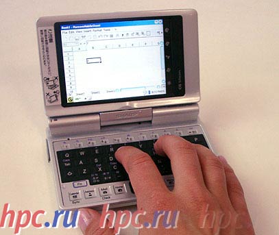 Linux is not an effort on your pocket: a note of the first user PDA Sharp Zaurus SL-C700