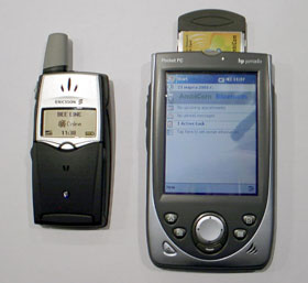 Internet m&#243;vil: PDA + GPRS a trav&#233;s de Bluetooth y de infrarrojos - Manual