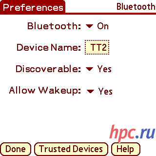  Bluetooth  Palm Tungsten T2