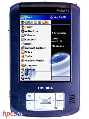 Exclusiva: Toshiba E400 - nueva miniatura Pocket PC Clase Turista