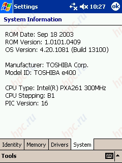 Exclusive: Toshiba e400 - new miniature Pocket PC Economy Class