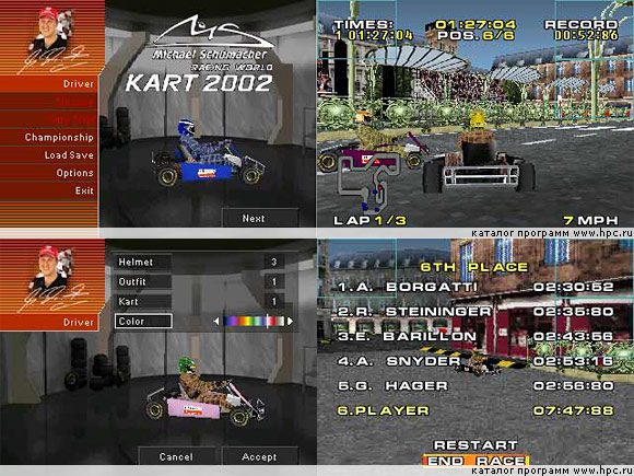 Michael Shumacher Racing World Kart 2002 
