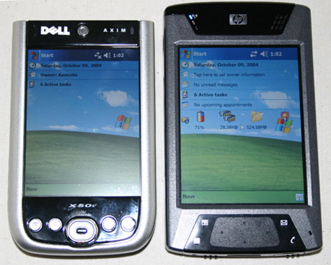 Dell Axim X50v: la correspondencia que data
