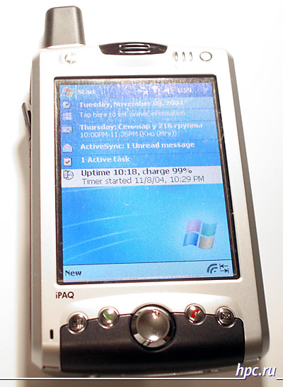 Communicator HP iPAQ h6340: in pursuit of two rabbits