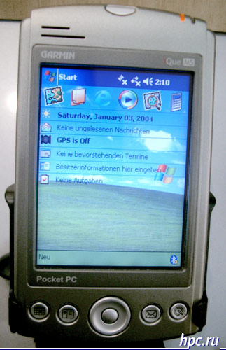iQue M5 -     Garmin  Windows Mobile