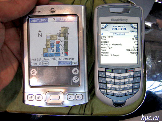 Tungsten E  BlackBerry 7100t   T-Mobile 