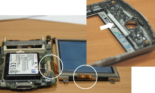 &amp;quot;Camodelkin: Repair Touch Screen HP iPAQ h2210 with their hands