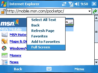 Internet Explorer:   