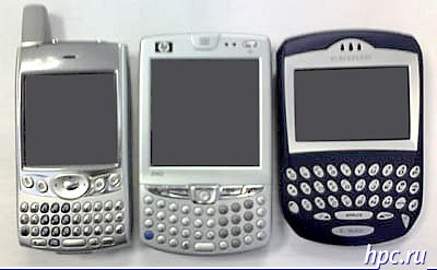 C : Treo 600, iPAQ hw6515  Blackberry 6230