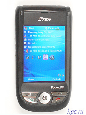 Communicator E-Ten M600, M500, ou ajustar o modelo