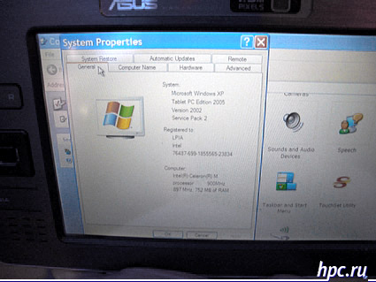 UltraMobile PC   Windows XP Tablet Edition