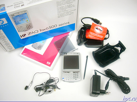 HP iPAQ hw6515: комплект