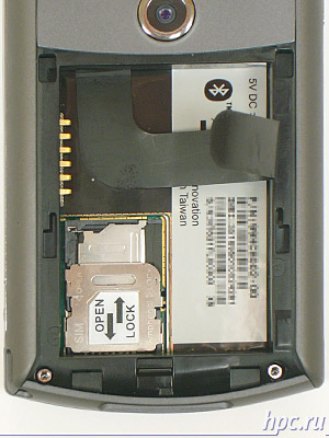 HTC P3300:   SIM-  miniSD
