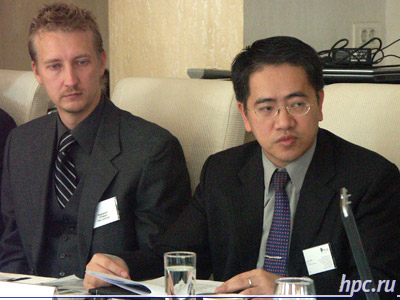 Press conference of HTC, Moscow, September 2006
