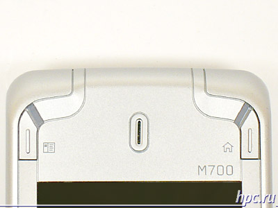 Vista general de la M700 teclado del comunicador glofiish de E-Ten