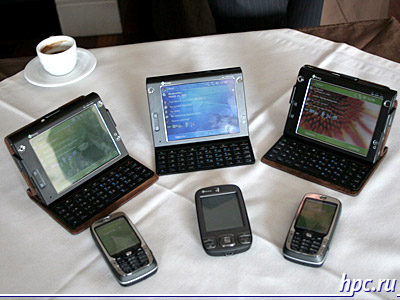 Press conference of HTC, Moscow, March 2007