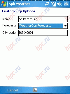 Workshop: The weather delivered to your PDA, part 1