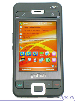 Glofiish X500 +: comunicador GPS com ecr&#227; VGA e Windows Mobile 6