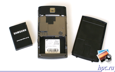 Samsung SGH-i780: QWERTY-piece with a GPS-navigation