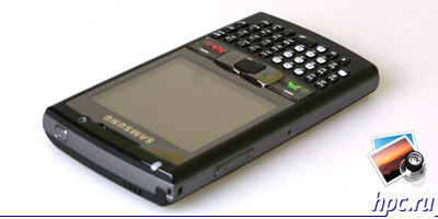 Samsung SGH-i780: parte QWERTY, com uma navega&#231;&#227;o por GPS