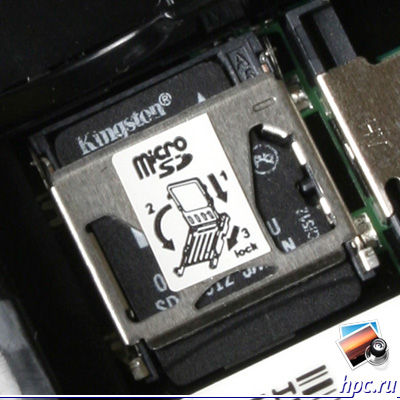 HTC P3470: microSD