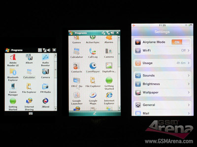  : HTC Diamond, Samsung Omina  iPhone
