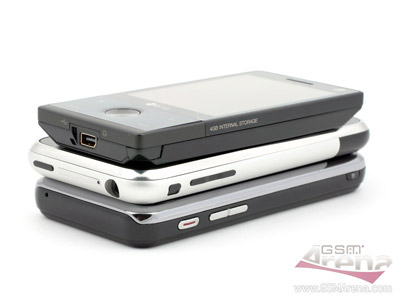 iPhone  Samsung Omina  HTC Diamond