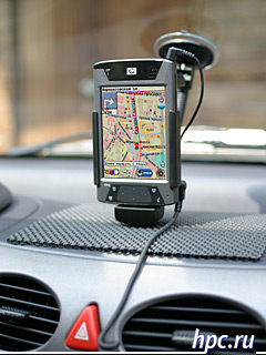 GPS-навигационная система PocketGPS Pro на HP iPAQ 4700