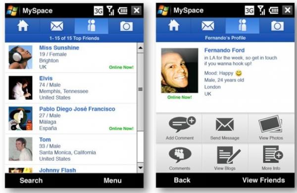  MySpace  Windows Mobile