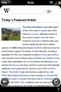 Мобильная версия Wikipedia