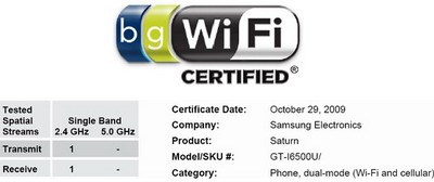 Samsung i6500 Saturn   Wi-Fi