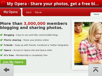 Opera Mobile 10  Windows Mobile