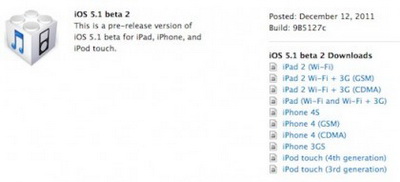 Apple  - iOS 5.1 