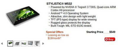 Fujitsu     Stylistic M532