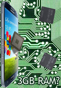  Samsung Galaxy Note 3 can get 3 GB of RAM 