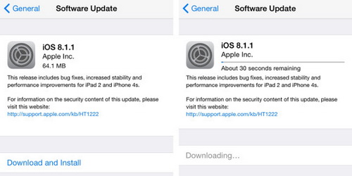 Apple  iOS 8.1.1