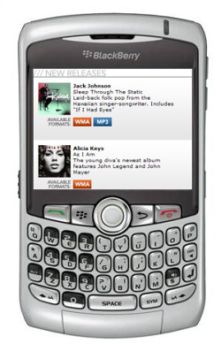 Puretracks Mobile Edition -    BlackBerry