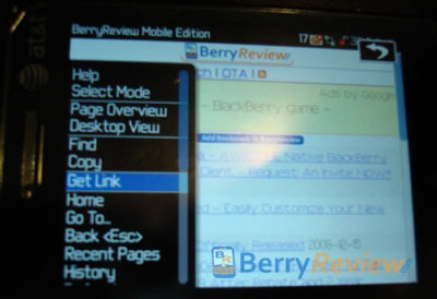 BlackBerry  HTC Touch Pro