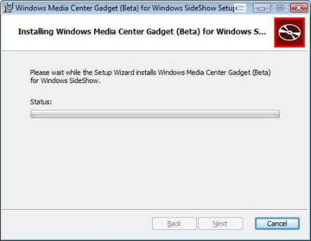 Windows Media Center SideShow Gadget beta 1  Windows Mobile