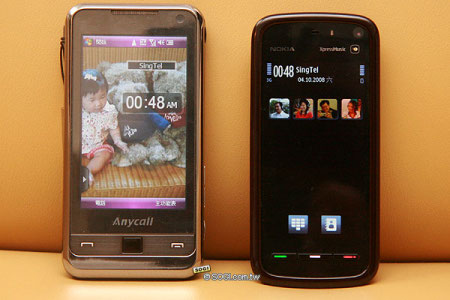 Nokia 5800 XpressMusic � Samsung Omnia