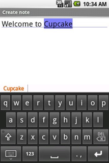 Android Cupcake